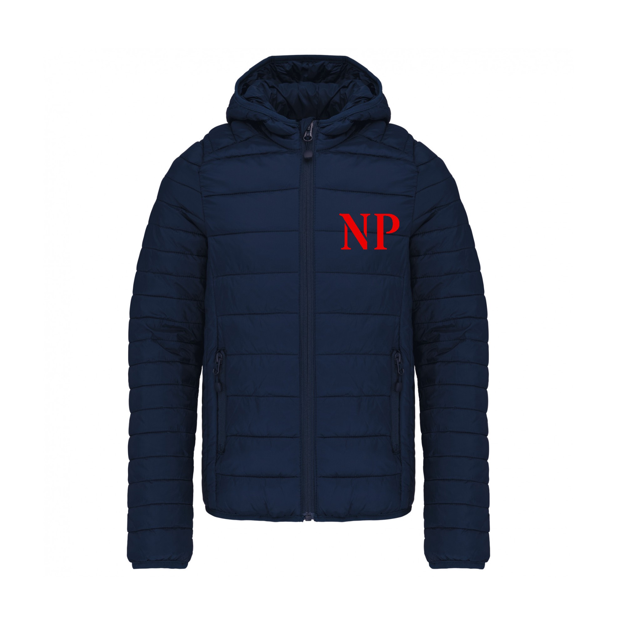 DOUDOUNE AVEC MANCHES ET CAPUCHE (enfant) - Association de vénerie du pavillon - Navy - K6112
