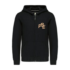 SWEAT ZIPPÉ (enfant) - poneys blackstone équitation - Noir - K455