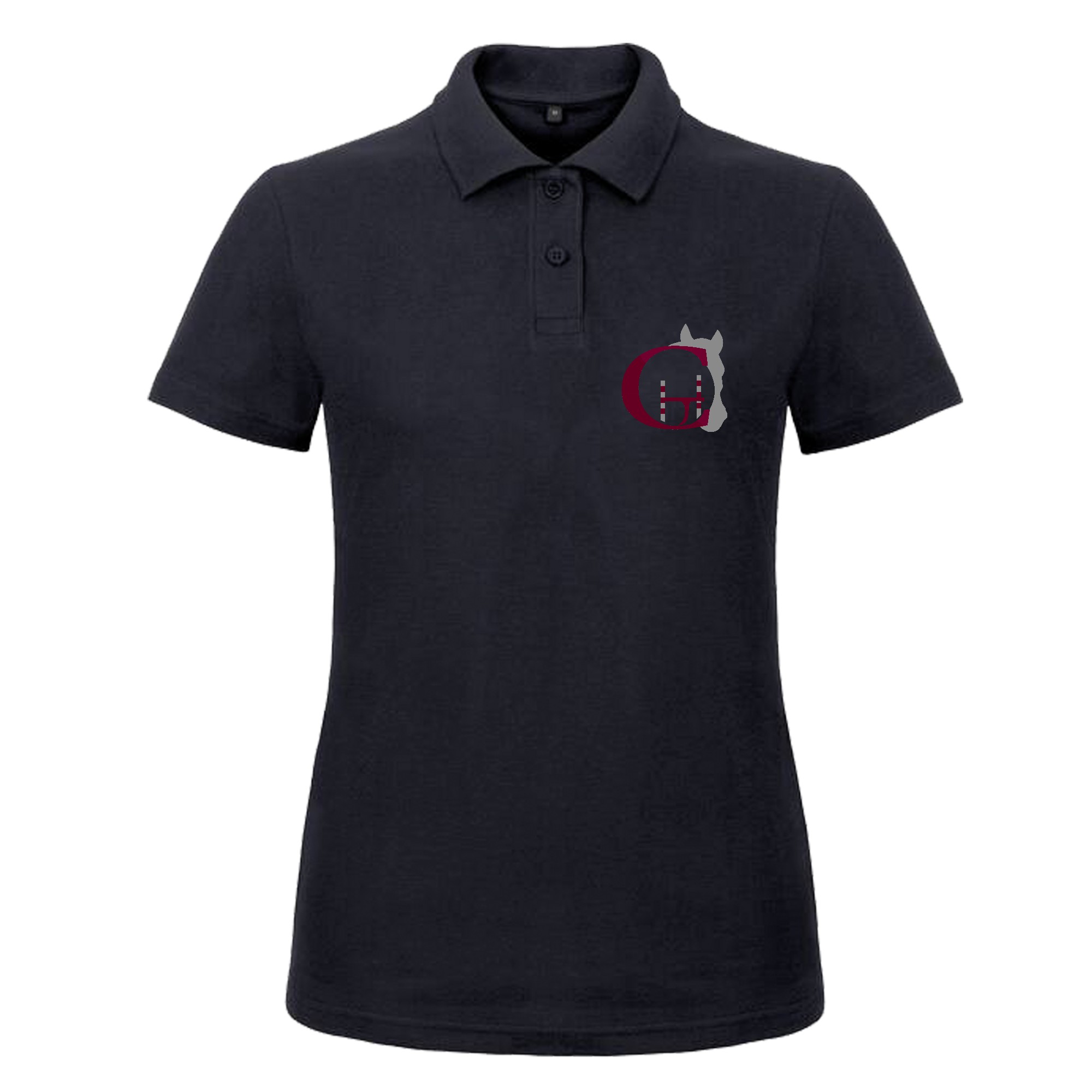 Polo premium (femme) - Club hippique du Gévaudan - Navy - BCW463