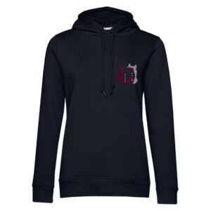 SWEAT A CAPUCHE (femme) – Club hippique du Gévaudan - Navy - BCW34B