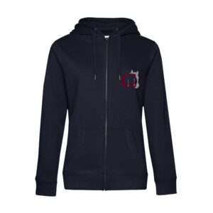 SWEAT ZIPPÉ (femme) - Club hippique du Gévaudan - Navy - BCW03Q