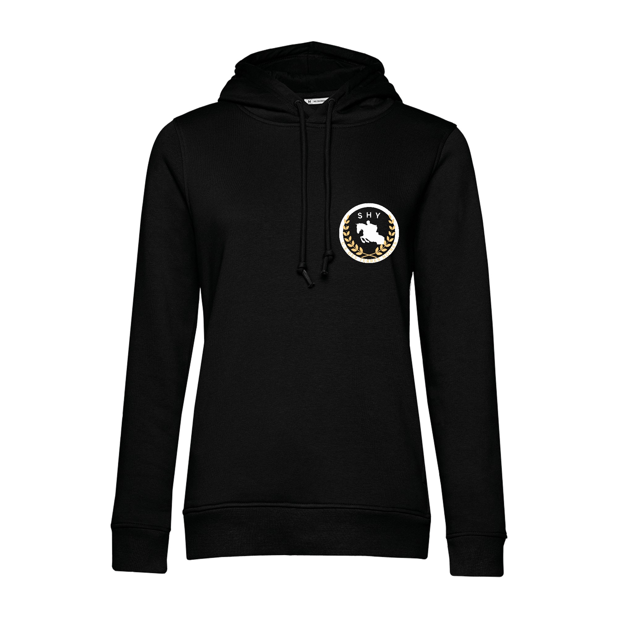 SWEAT A CAPUCHE (femme) – Société Hippique Yonnaise - Noir - BCW34B