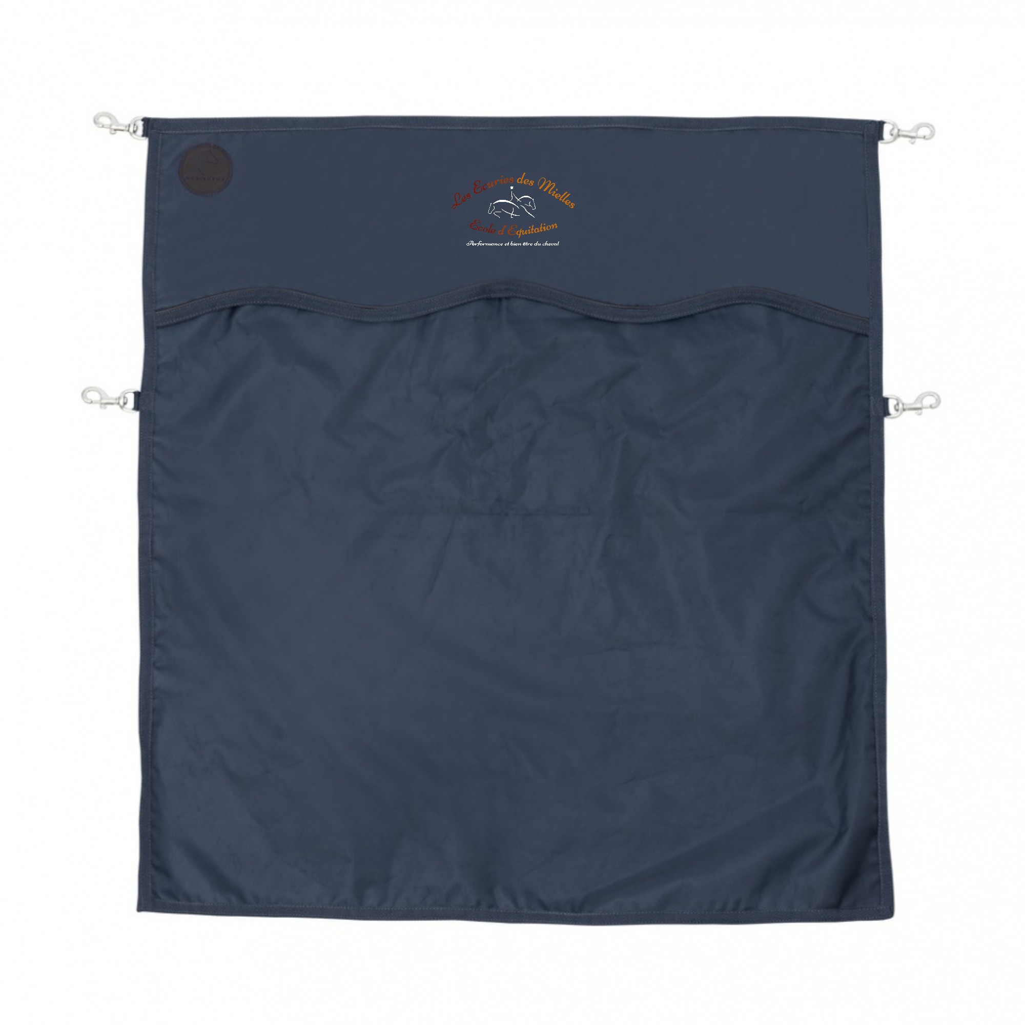Rideau ou porte de box EQUITHÈME Premium - Les Écuries des Mielles - Navy - RP001