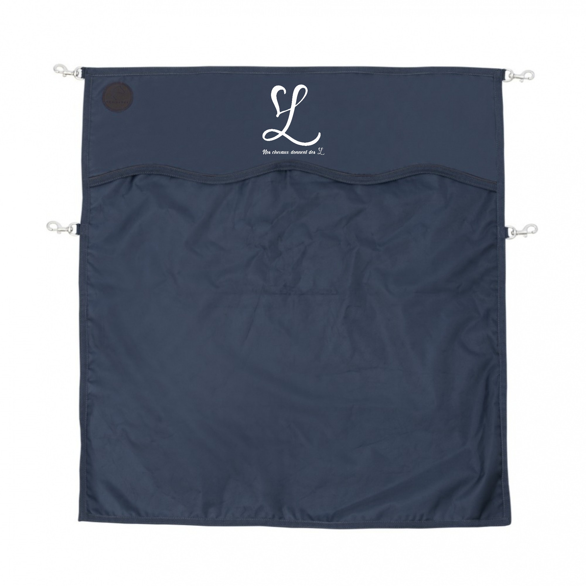 Rideau ou porte de box EQUITHÈME Premium - Ecurie Lynella - Navy - RP001