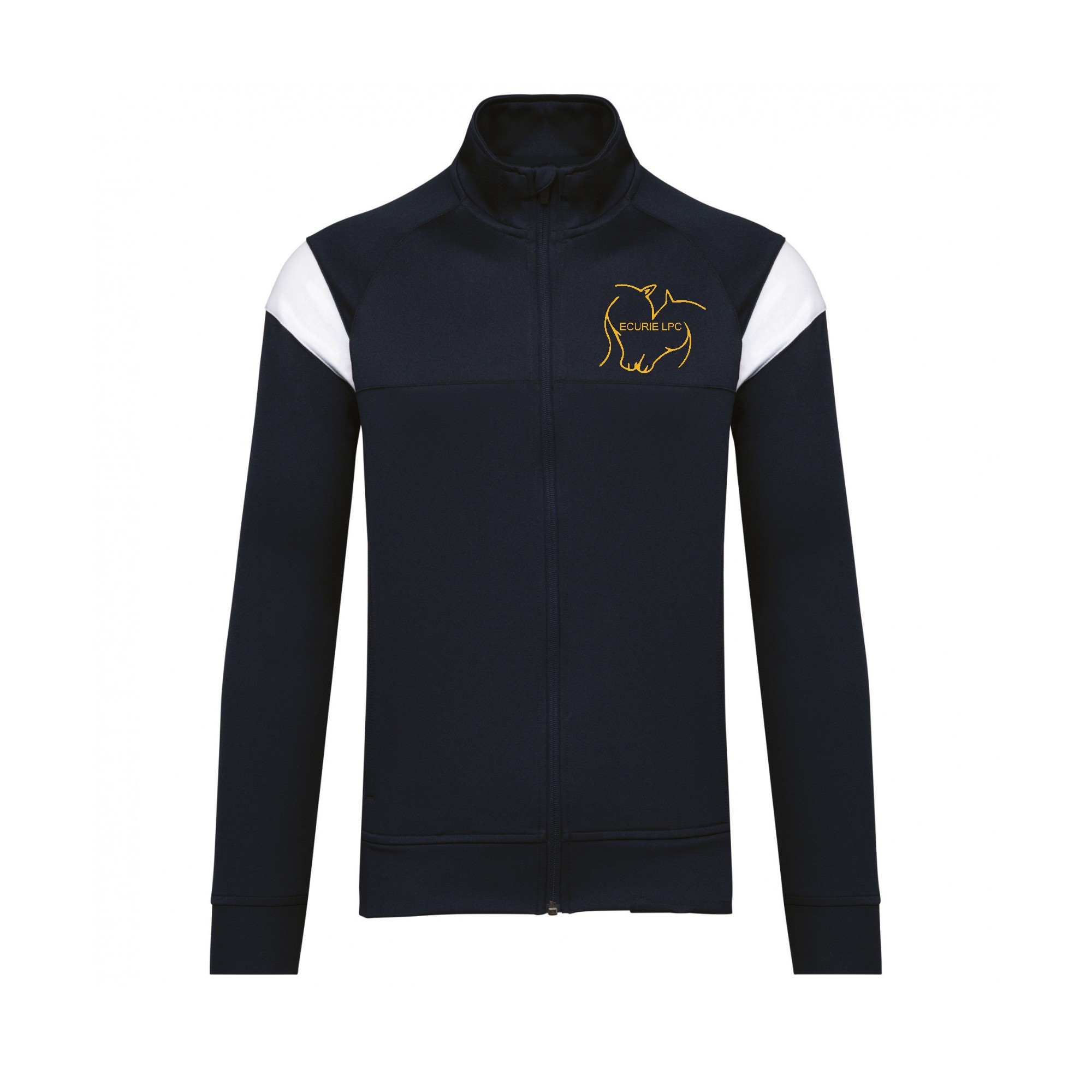 Veste de survêtement zippée (enfant) - Ecurie L.P.C - Navy - PA391