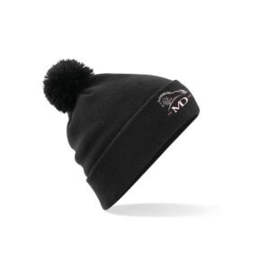 BONNET AVEC POMPOM - Les écuries MD - Noir - BF426