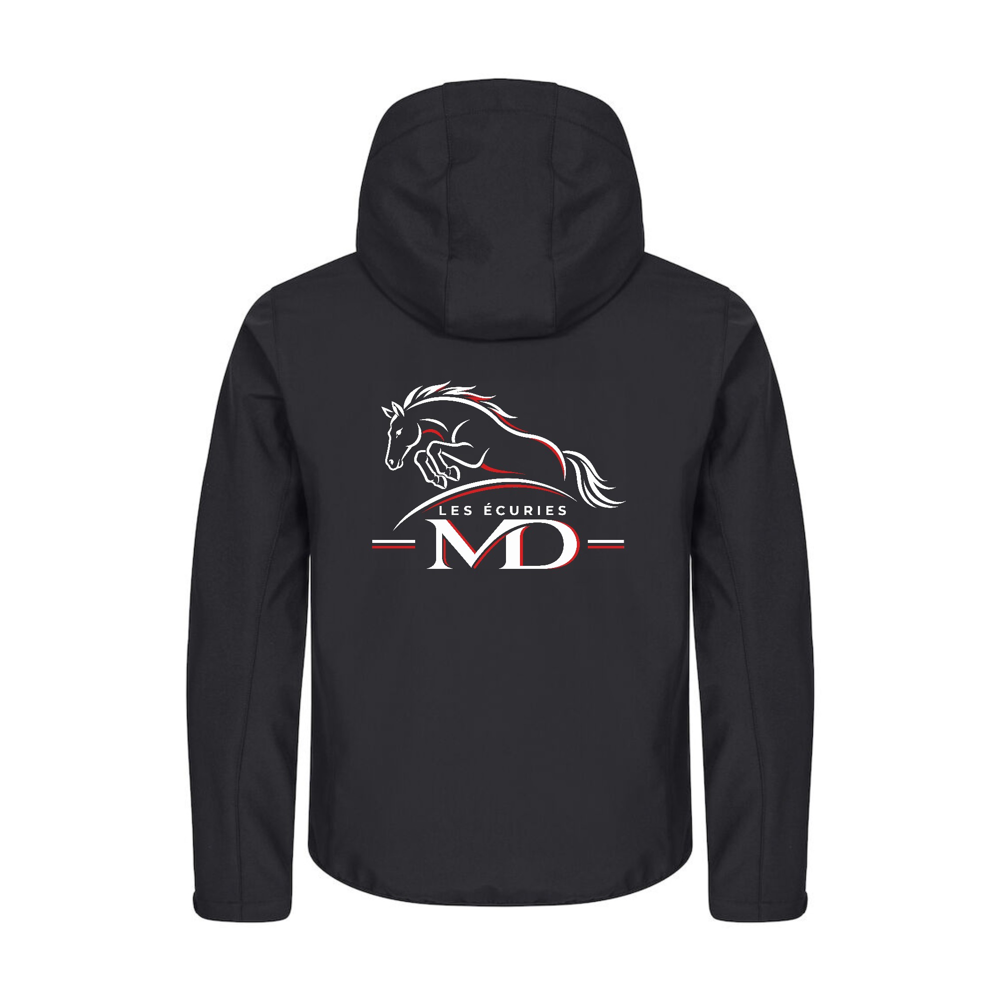 SOFTSHELL "Classic" (homme) - Les écuries MD - Noir - 0200912 – Image 3