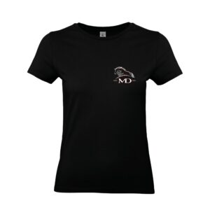 T-SHIRT (femme) - Les écuries MD - Noir - BC04T