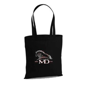 TOTE BAG - Les écuries MD - Noir - WM101