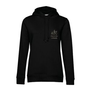 SWEAT A CAPUCHE (femme) – Écurie du Clos d’Amarante - Noir - BCW34B