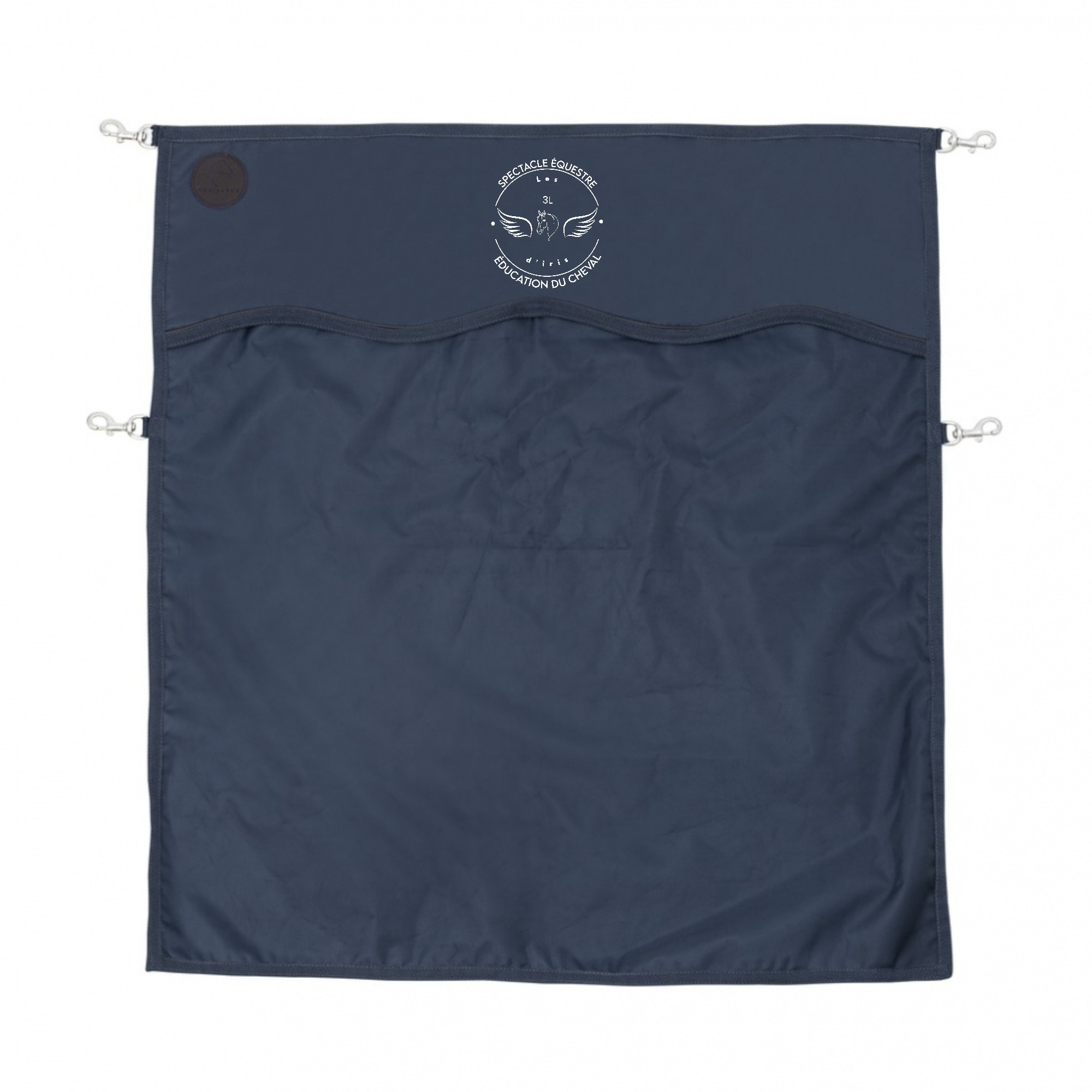 Rideau ou porte de box EQUITHÈME Premium - Association les 3 L d’Iris - Navy - RP001