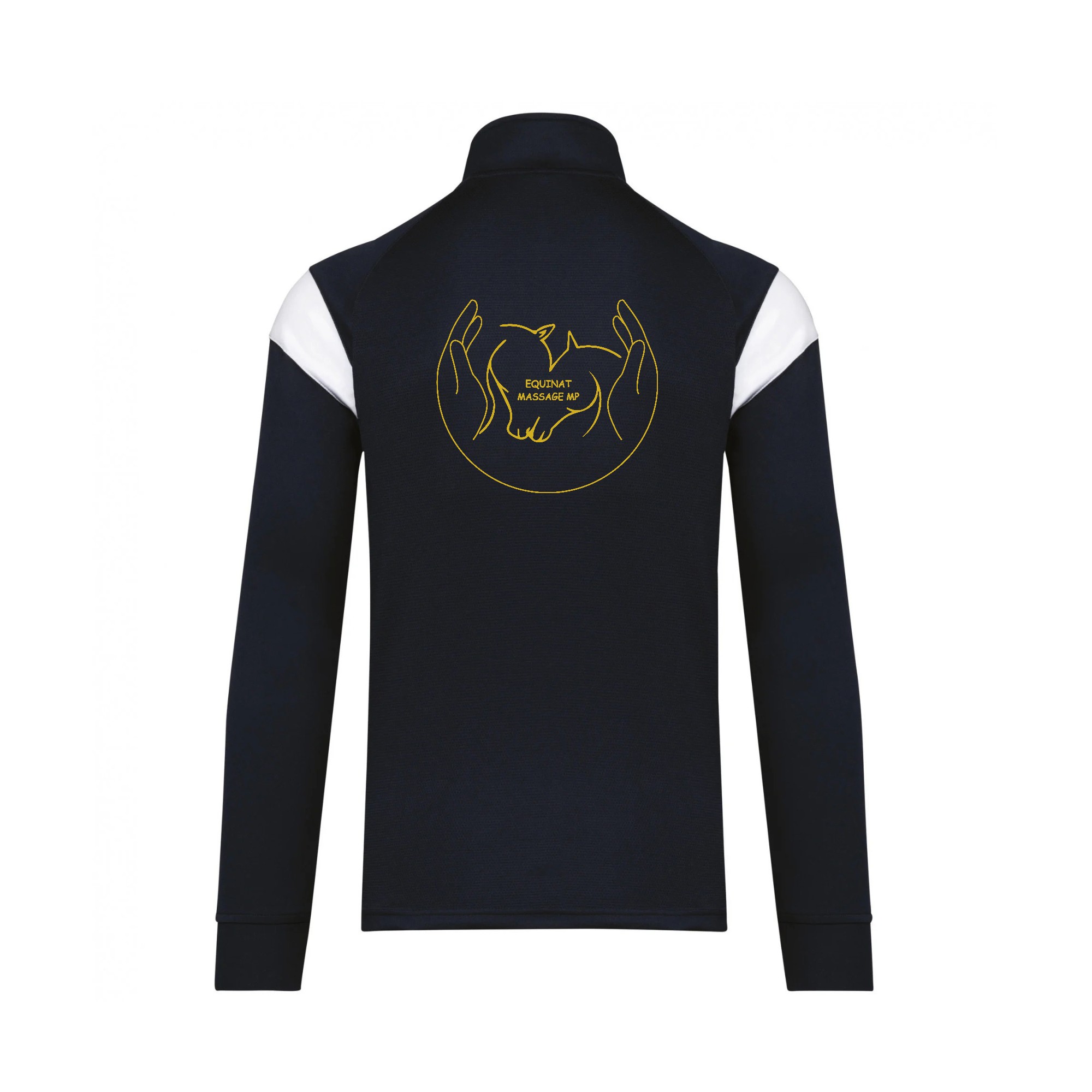 Veste de survêtement zippée (enfant) - EQUINAT MASSAGE MP - Navy - PA391 – Image 2