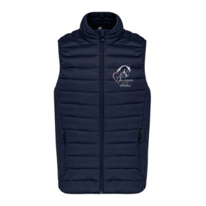 DOUDOUNE SANS MANCHES (enfant) - Du cœur aux étoiles - Navy - K6115