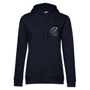SWEAT A CAPUCHE (femme) – Du cœur aux étoiles - Navy - BCW34B