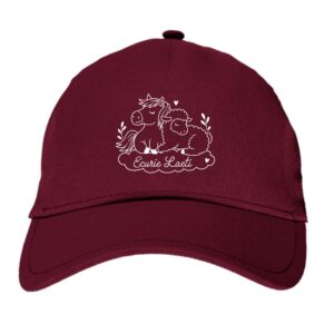 CASQUETTE - EI parola laetitia - Bordeaux - BF015