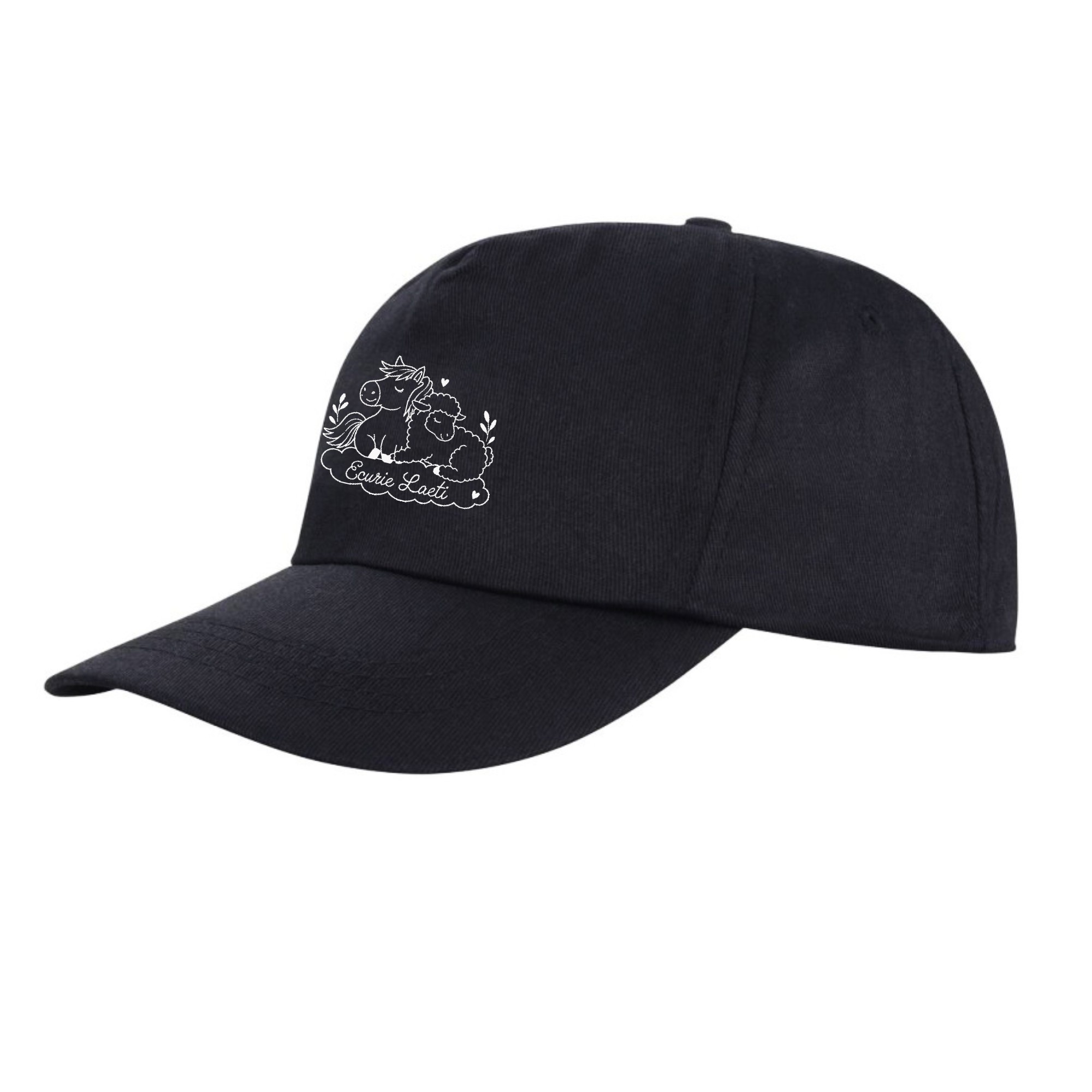 Casquette (économique) - EI parola laetitia - Noir - RC080