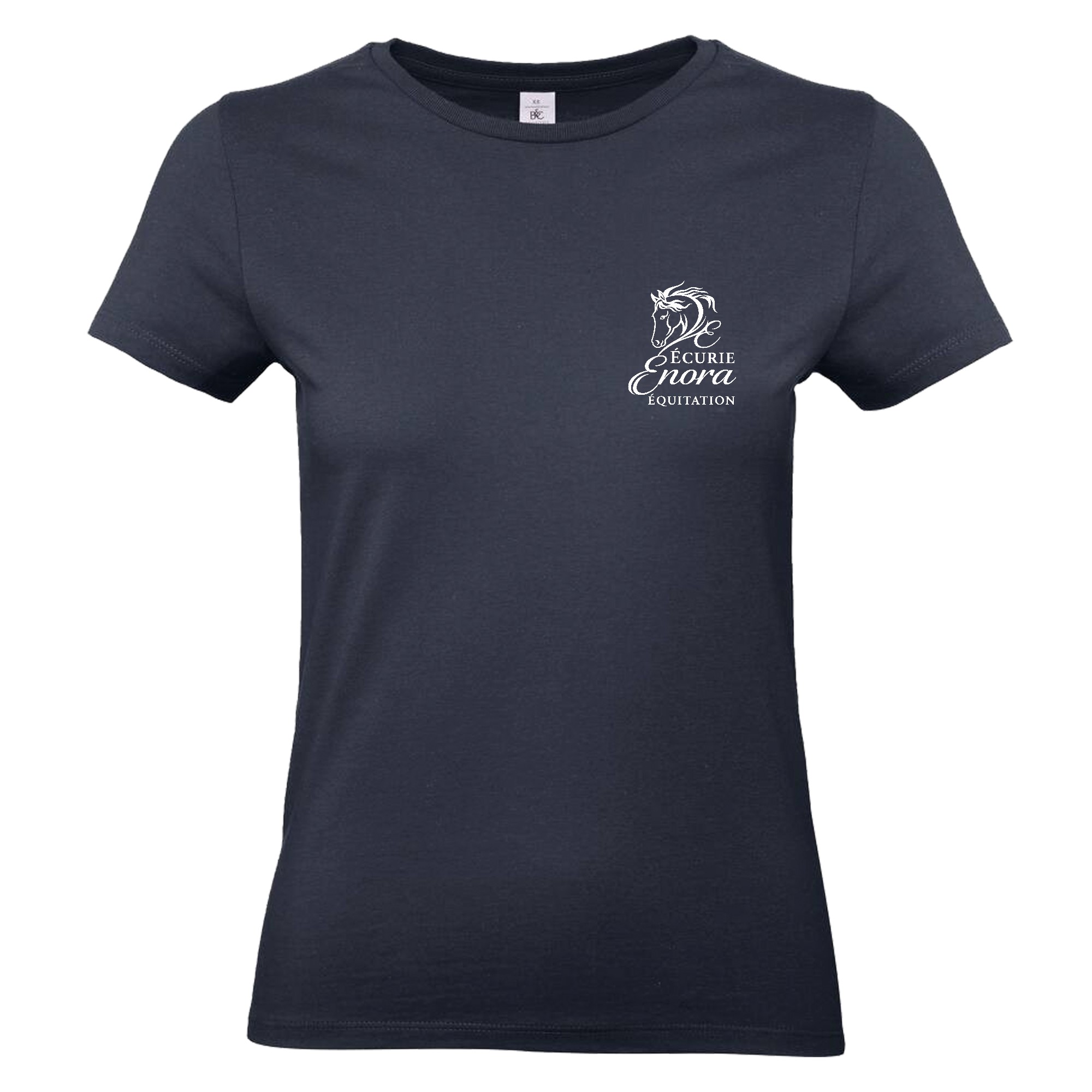 T-SHIRT (femme) - Ecurie enora equitation - Navy - BC04T