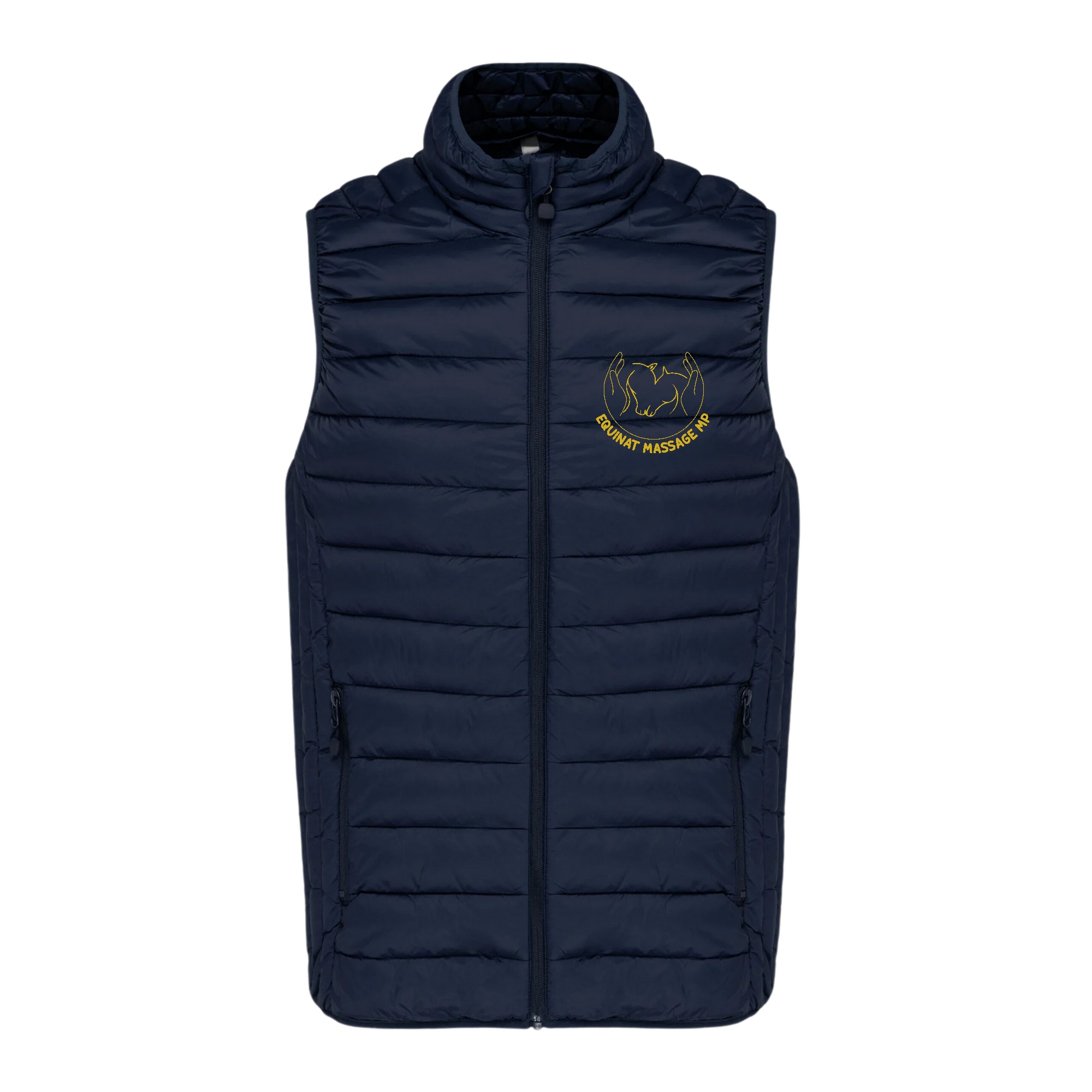 DOUDOUNE SANS MANCHES (enfant) - EQUINAT MASSAGE MP - Navy - K6115