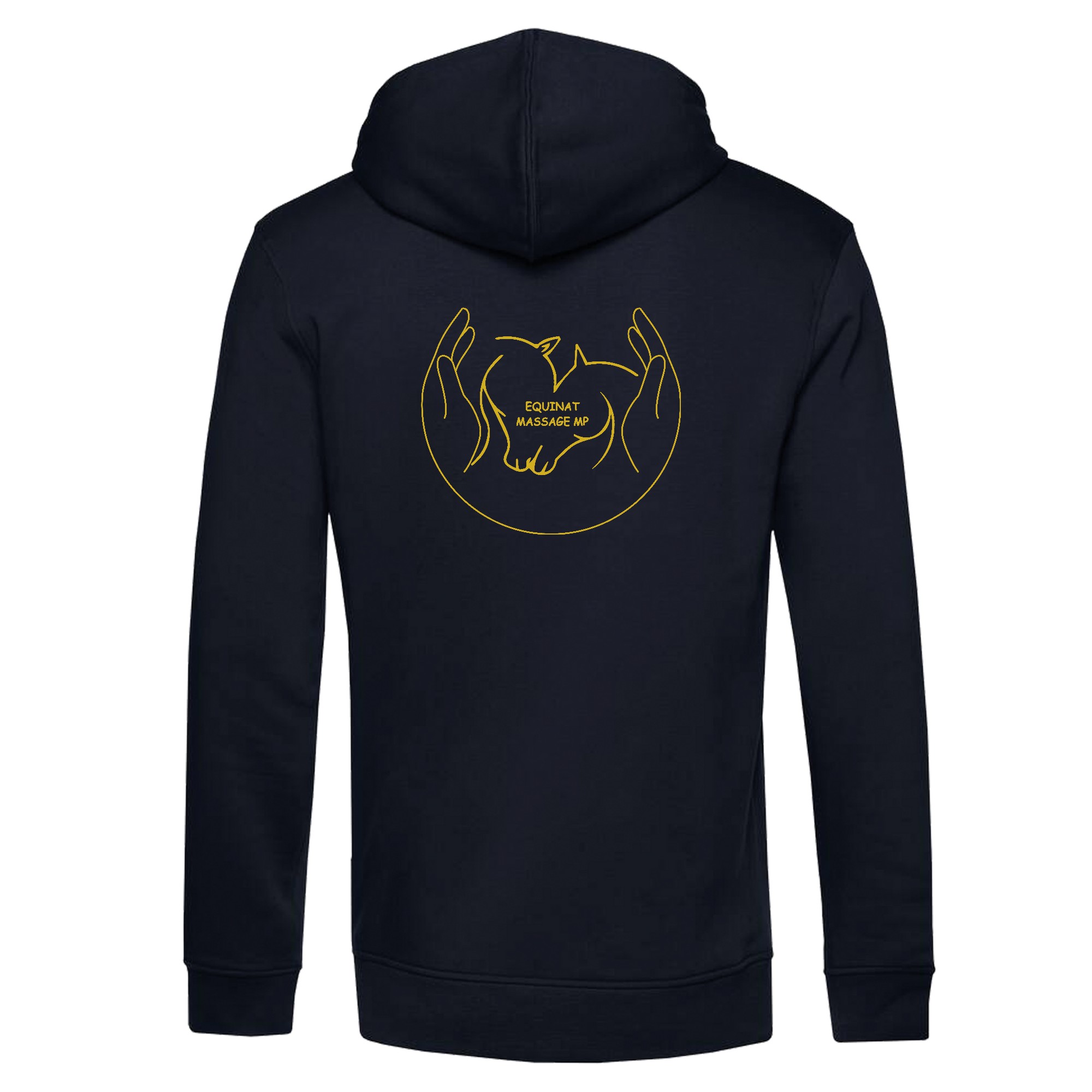 SWEAT A CAPUCHE (enfant) - EQUINAT MASSAGE MP - Navy - K477 – Image 3