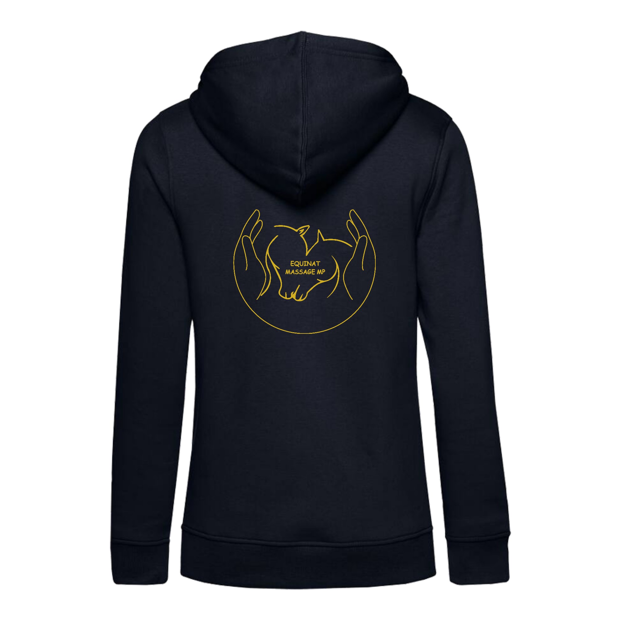 SWEAT A CAPUCHE (femme) – EQUINAT MASSAGE MP - Navy - BCW34B – Image 3