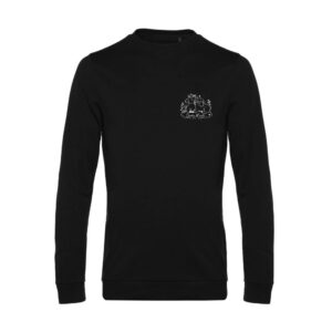 SWEAT COL ROND (enfant) - EI parola laetitia - Noir - ID332K