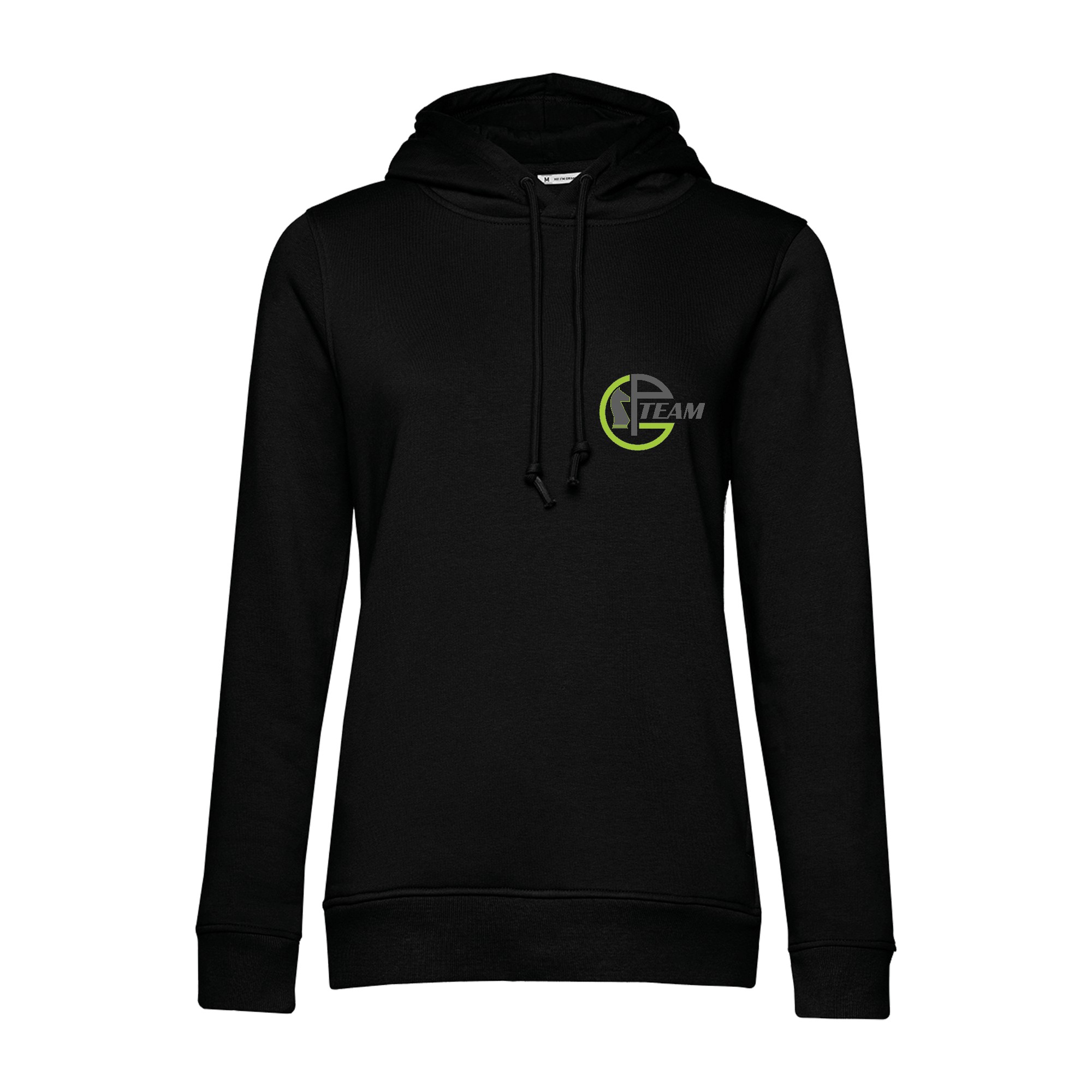 SWEAT A CAPUCHE (femme) – PG team Ribeauville - Noir - BCW34B