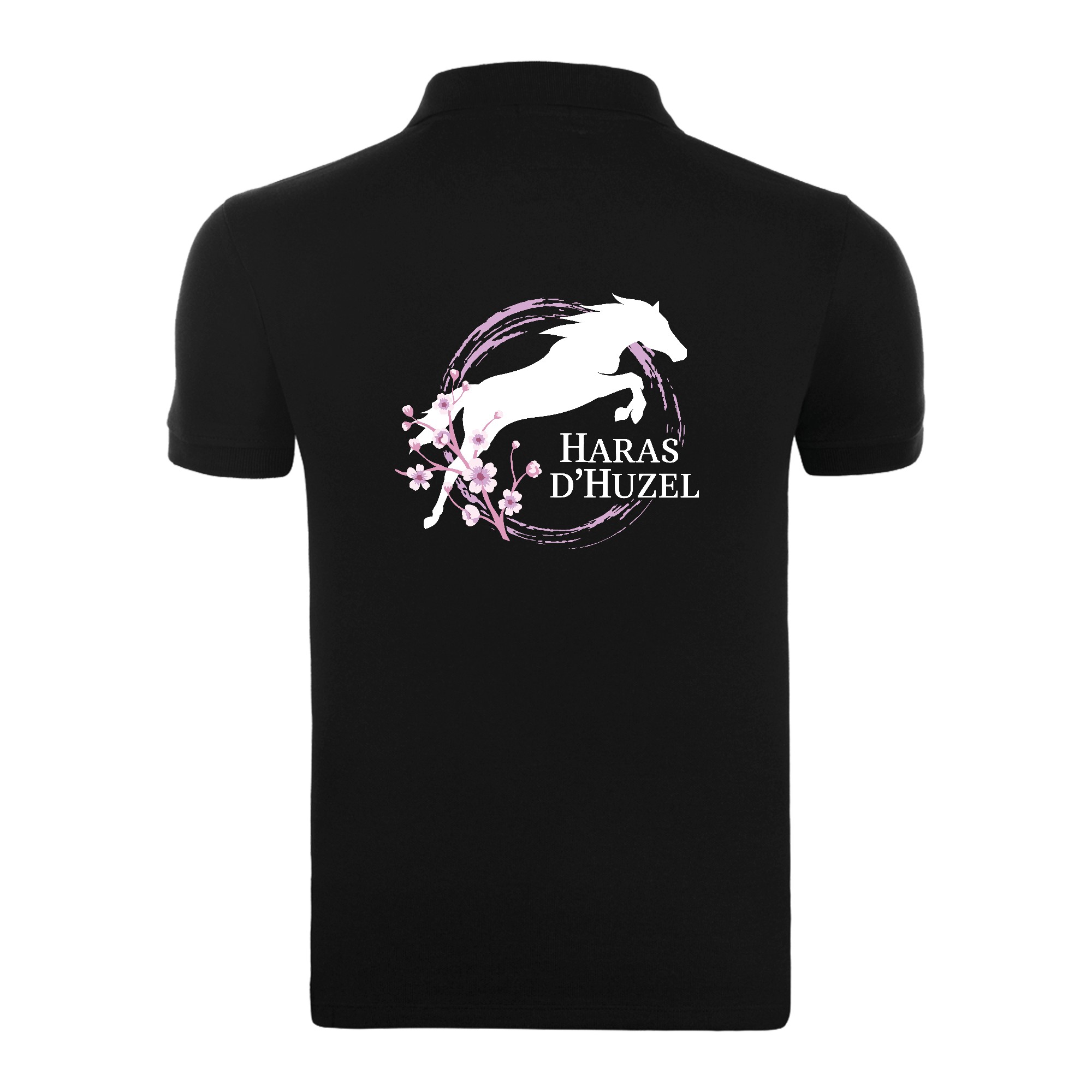 POLO (homme) - Haras d'Huzel - Noir - BCID1 – Image 3
