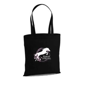TOTE BAG - Haras d'Huzel - Noir - WM101