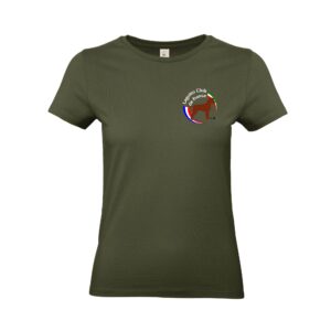 T-SHIRT (femme) - LAGOTTO CLUB DE FRANCE - Kaki - BC04T