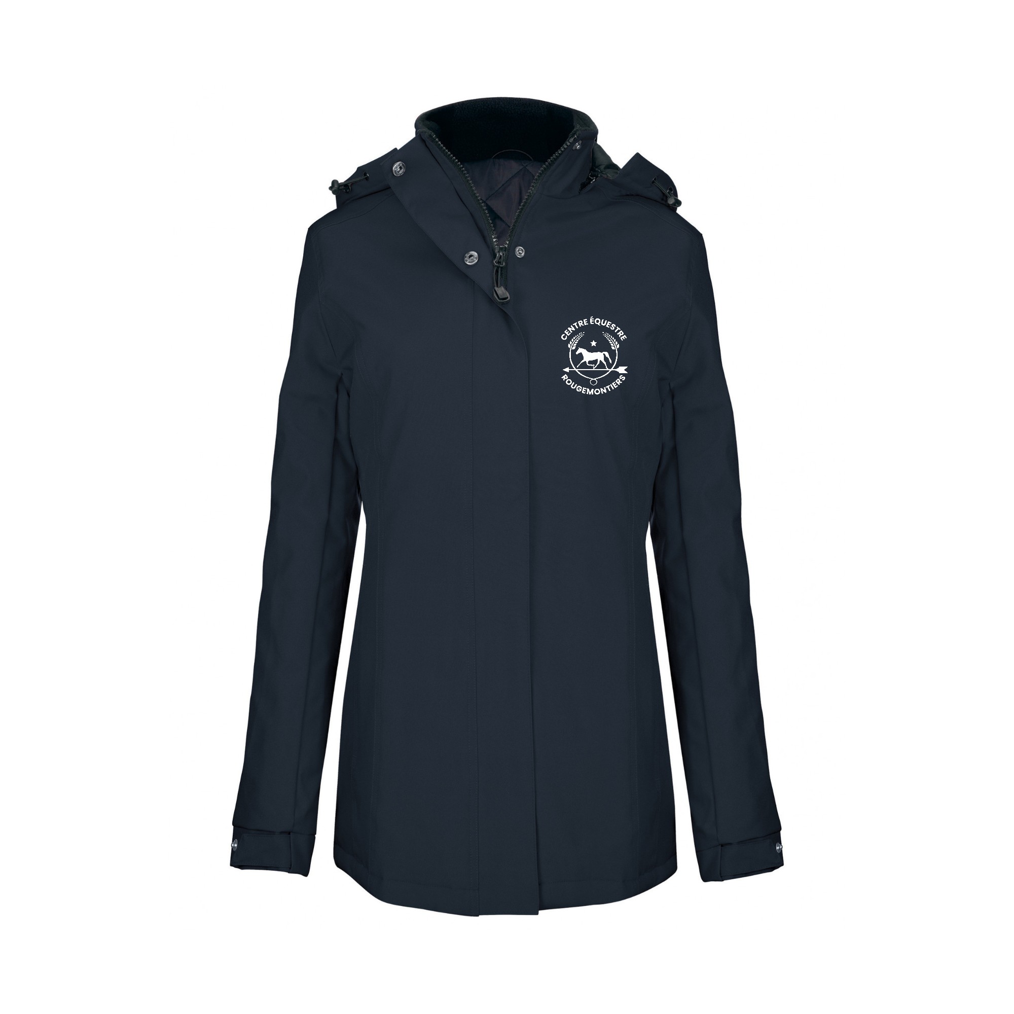 Parka (femme) - Centre équestre de Rougemontiers – Navy - K6108