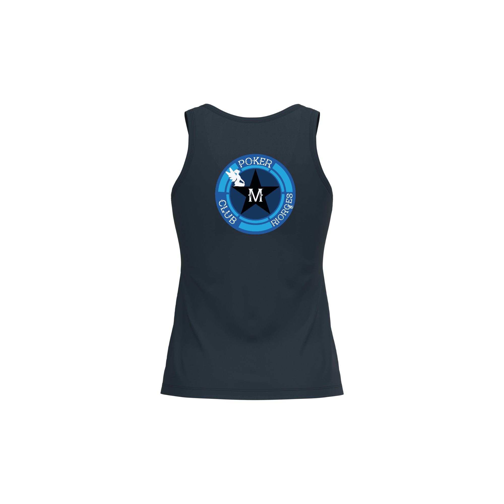 DEBARDEUR (femme) - M POKER CLUB RIORGES - Navy - K3024IC – Image 3