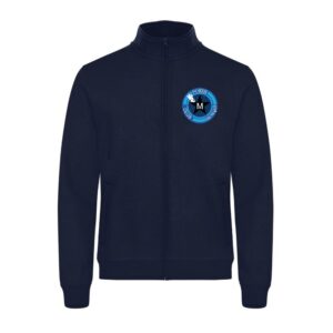 SWEAT ZIPPE SANS CAPUCHE (femme) - M POKER CLUB RIORGES - Navy - 021039