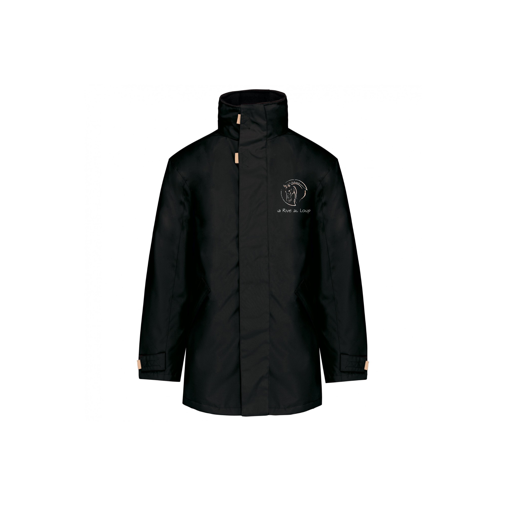 Parka (homme) - Écurie de la rive au loup - Noir - K677