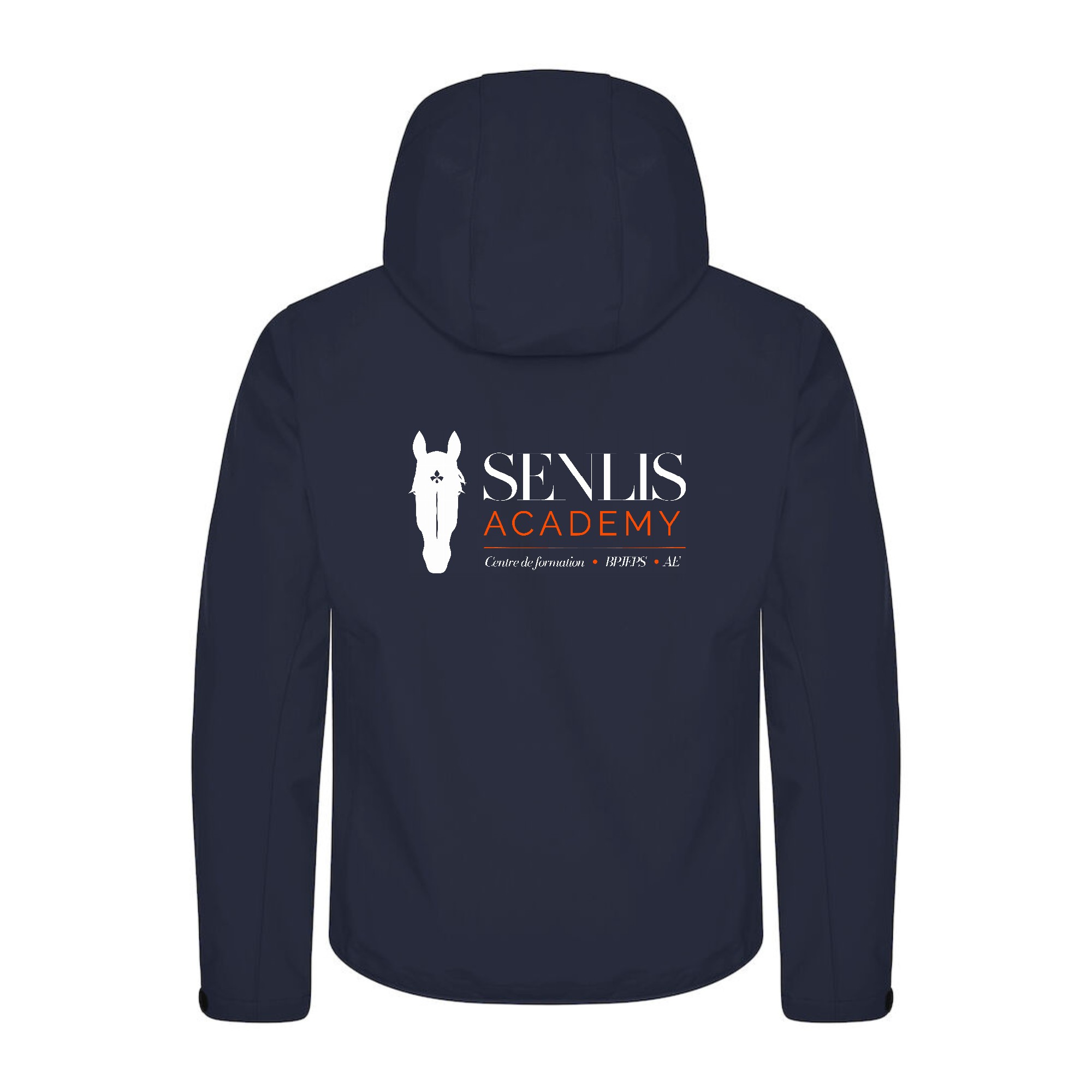 SOFTSHELL "Classic" (homme) - SENLIS ACADEMY - Navy - 0200912 – Image 3