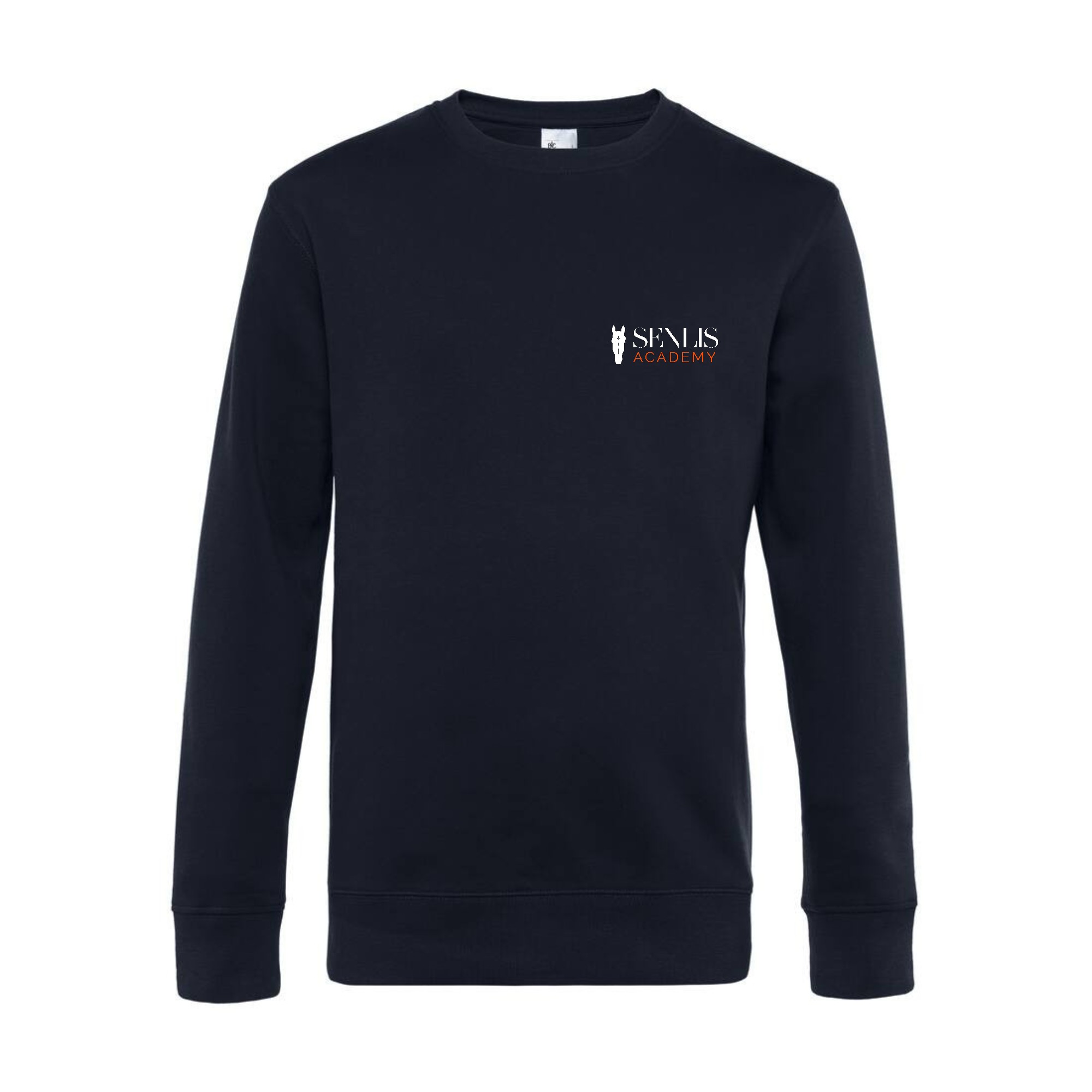 SWEAT COL ROND (femme) - SENLIS ACADEMY - Navy - BCW01Q