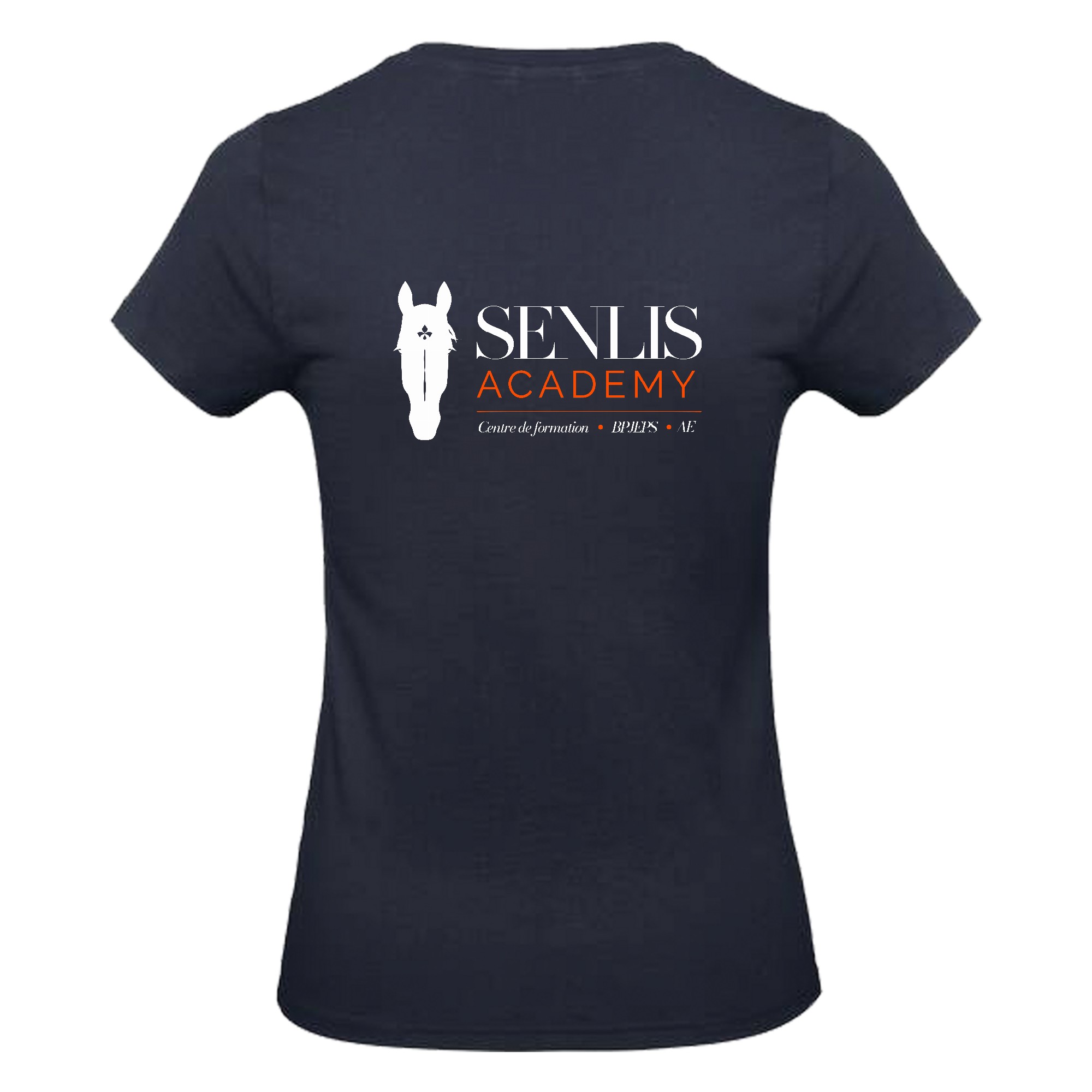 T-SHIRT (femme) - SENLIS ACADEMY - Navy - BC04T – Image 3