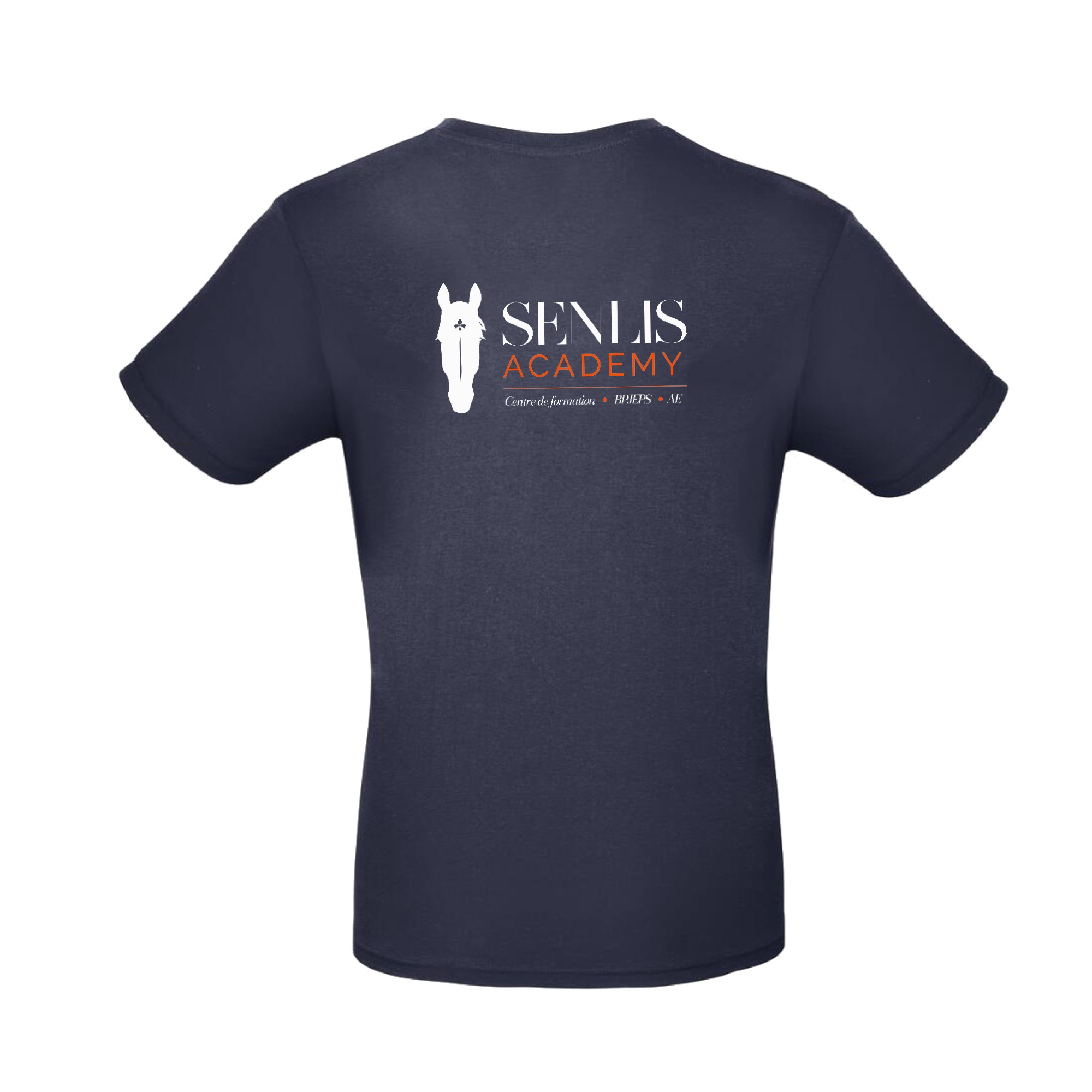 T-SHIRT (homme) - SENLIS ACADEMY - Navy - BC03T – Image 3
