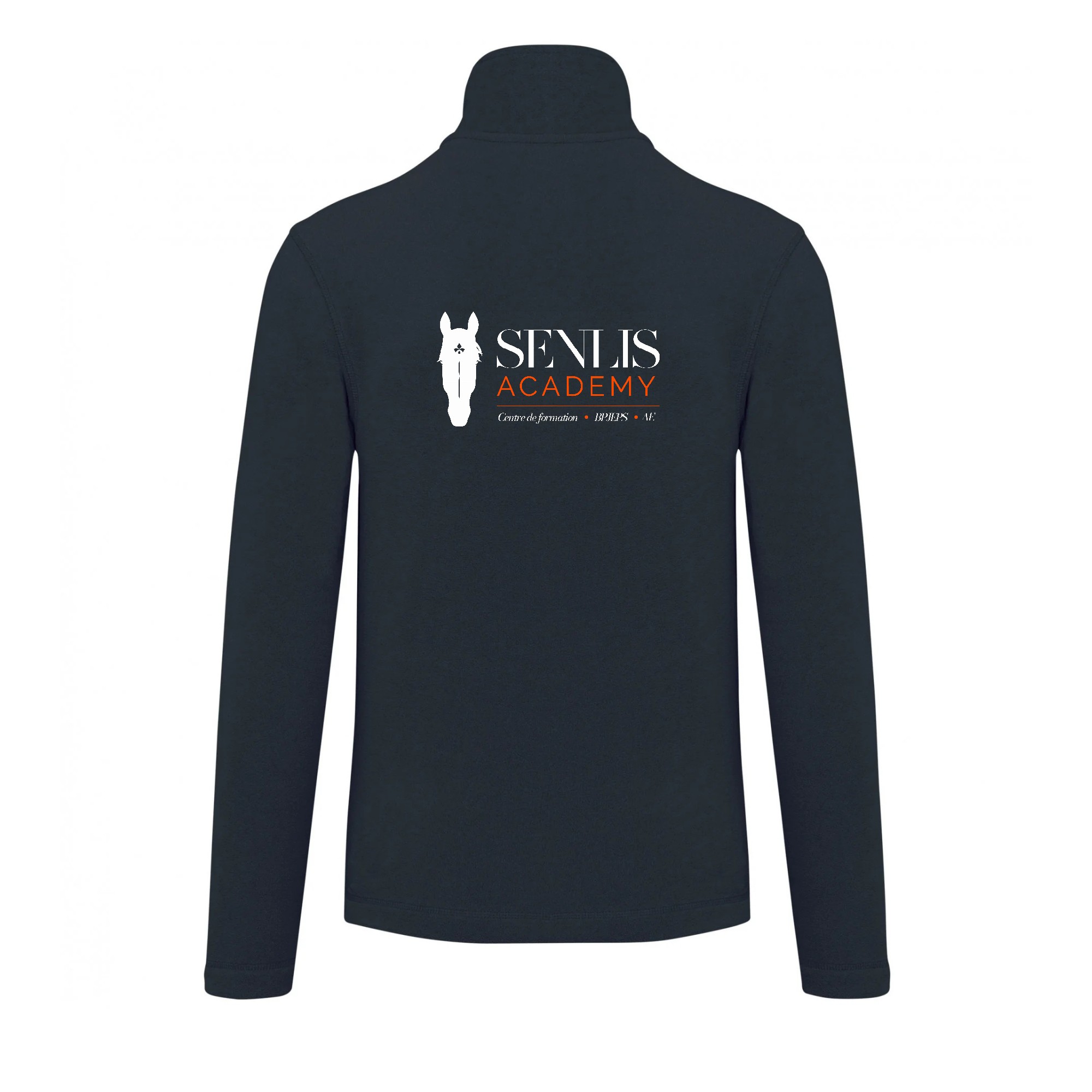 Veste micropolaire zippée (homme) – SENLIS ACADEMY - Navy – K911 – Image 3
