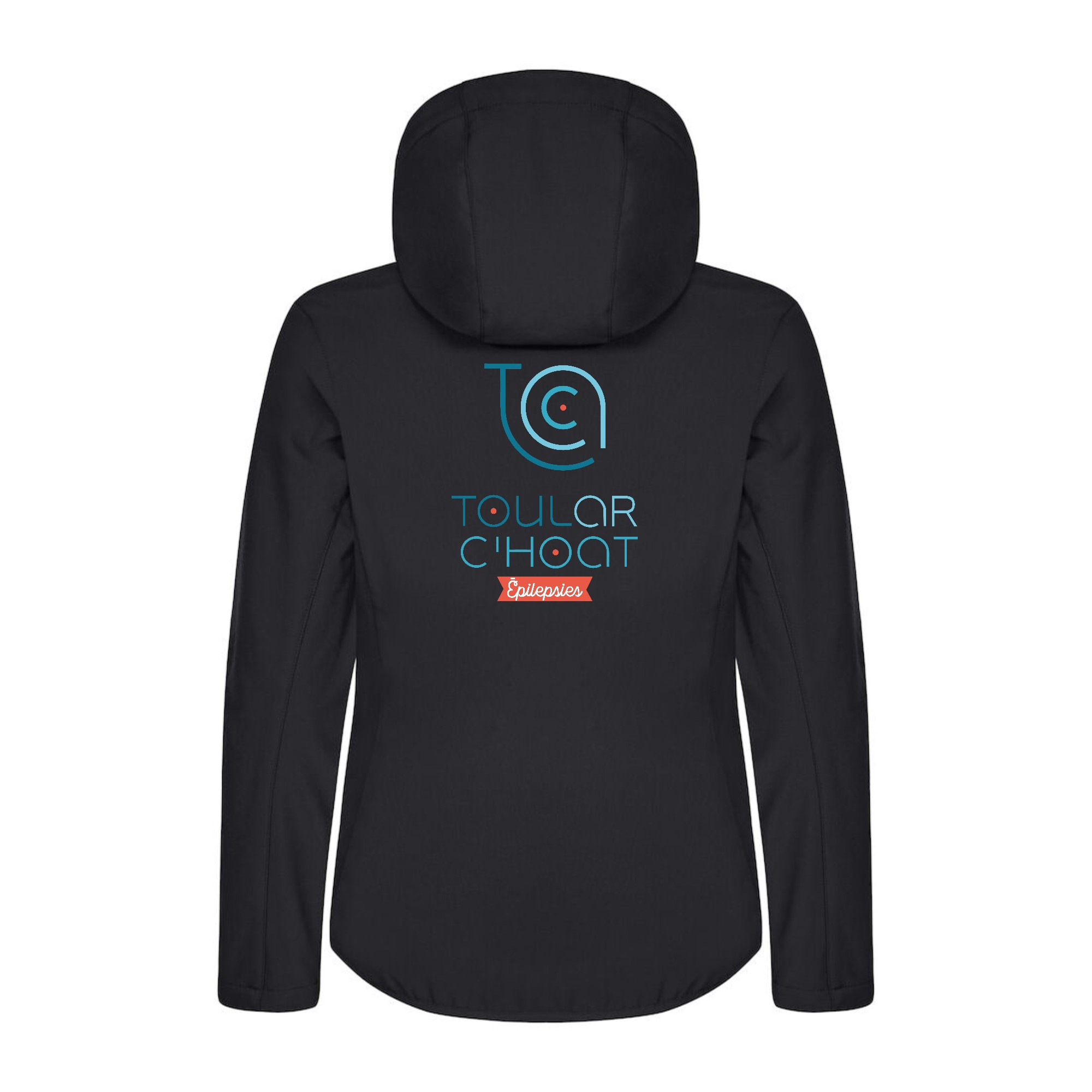 SOFTSHELL "Classic" (femme) - TOUL AR C'HOAT EPILEPSIES - Noir - 0200917 – Image 3