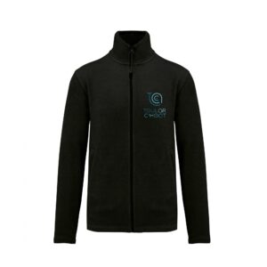 Veste micropolaire zippée (enfant) – TOUL AR C'HOAT EPILEPSIES - Noir – K920