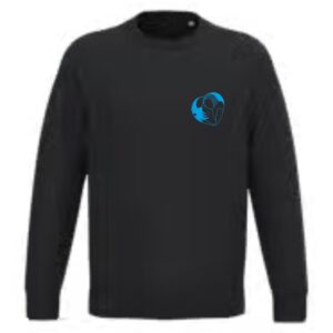 Sweat-shirt à col rond (unisexe) - Au Fil des Sabots - Noir - NS443