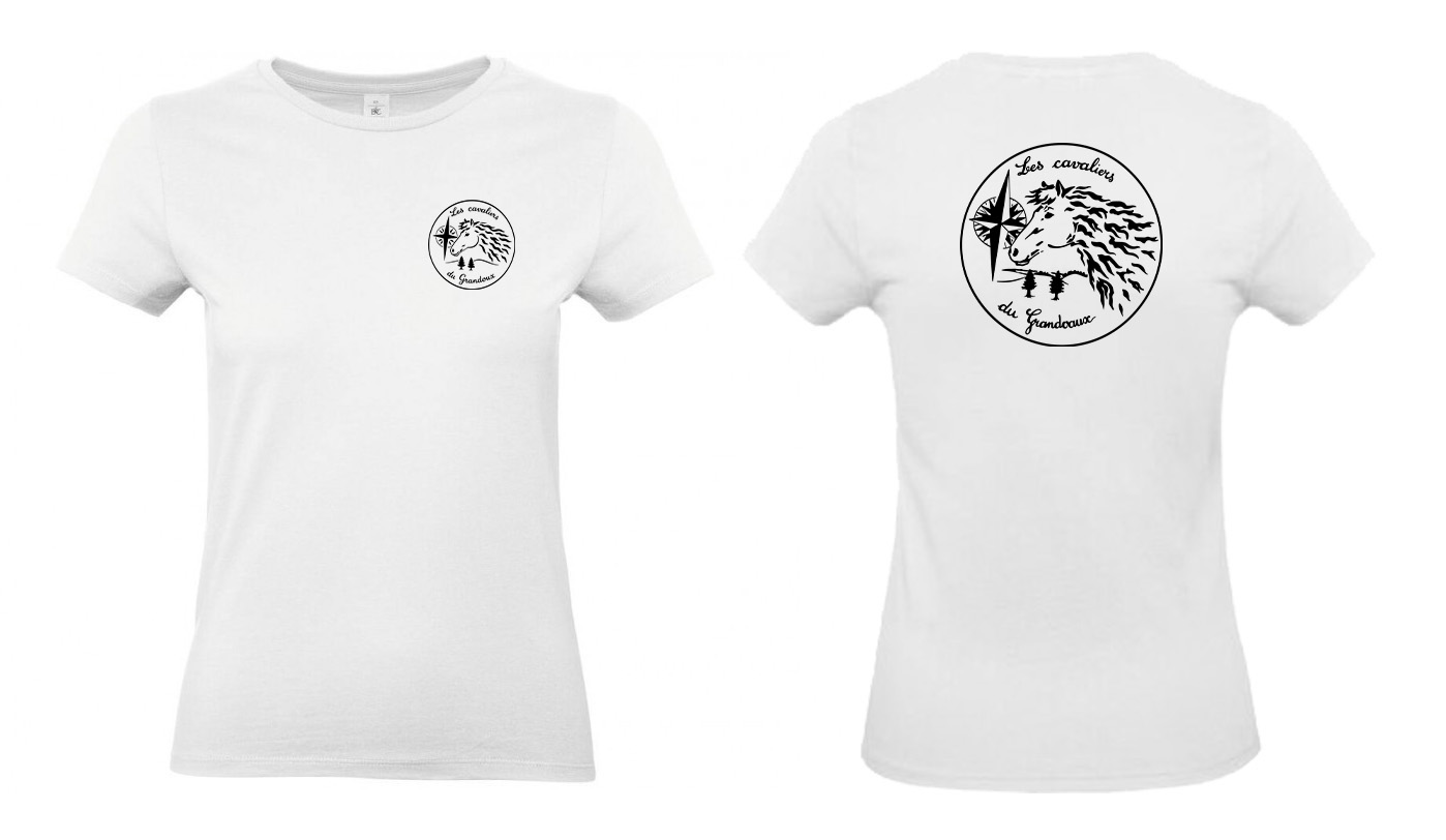 T-SHIRT (enfant) - Les Cavaliers du Grandvaux - BC03TK – Image 3