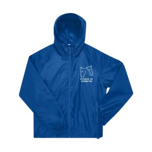 COUPE-VENT (enfant) - Association des cavaliers de Corbeton - Bleu roi - BC631