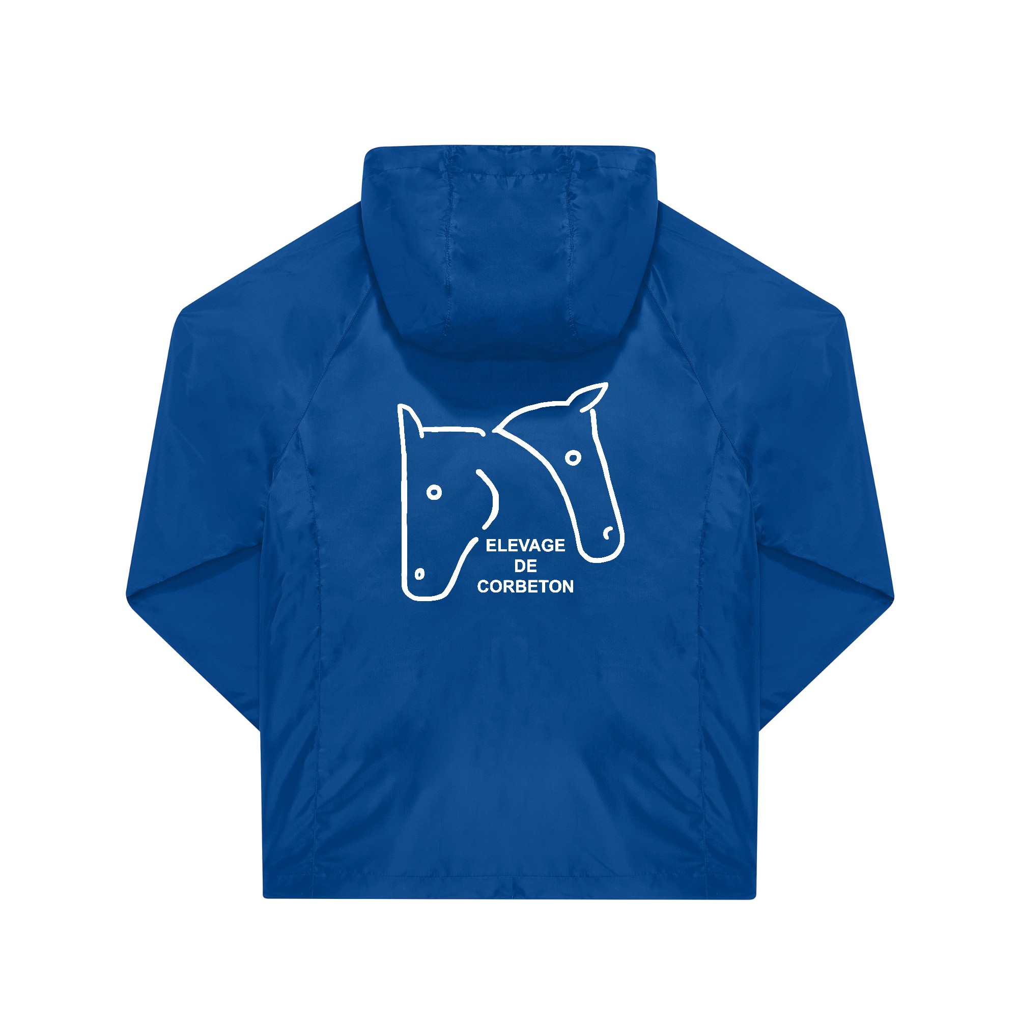 COUPE-VENT (enfant) - Association des cavaliers de Corbeton - Bleu roi - BC631 – Image 3