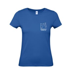 T-SHIRT (femme) - Association des cavaliers de Corbeton - Bleu roi - BC04T