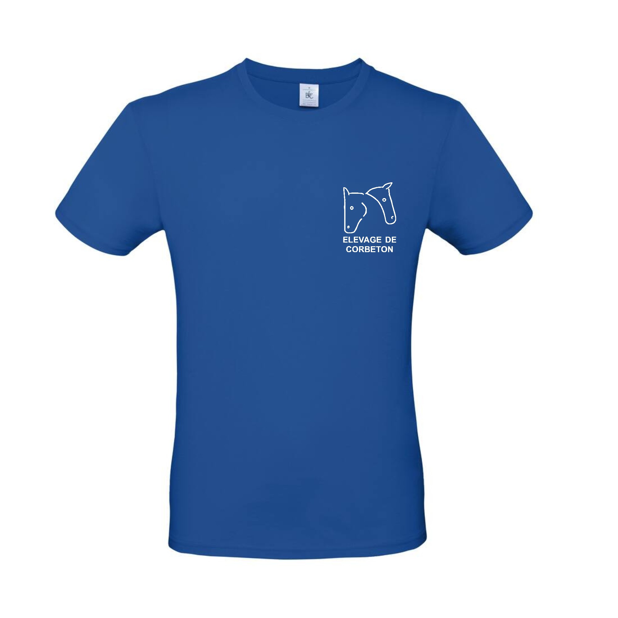 T-SHIRT (enfant) - Association des cavaliers de Corbeton - Bleu roi - BC03TK