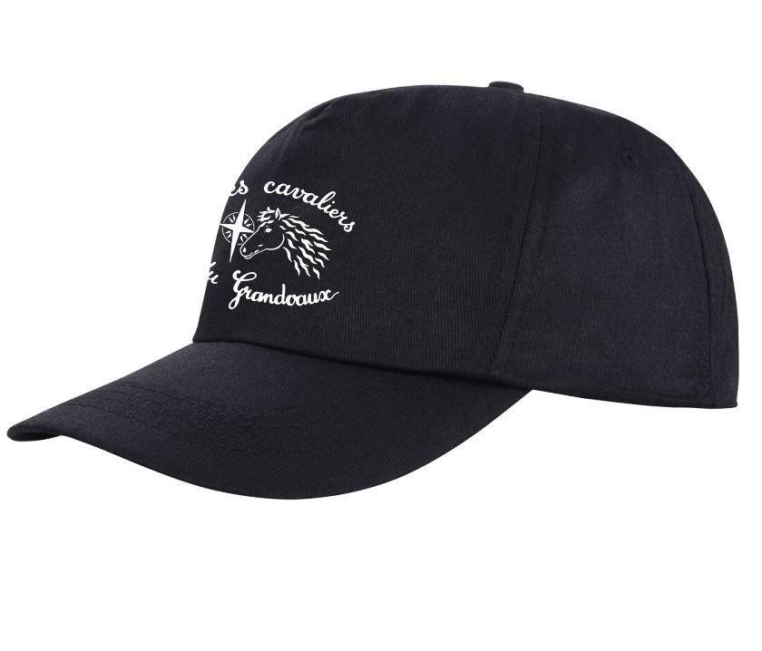 Casquette (économique) - Les Cavaliers du Grandvaux - Noir - RC080 – Image 2