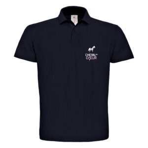 POLO (enfant) - Cheval de coeur - Navy - BCK424