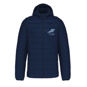 DOUDOUNE AVEC MANCHES ET CAPUCHE (homme) - Ecurie d'OHANA - Navy - K6110
