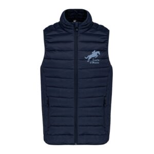 DOUDOUNE SANS MANCHES (enfant) - Ecurie d'OHANA - Navy - K6115